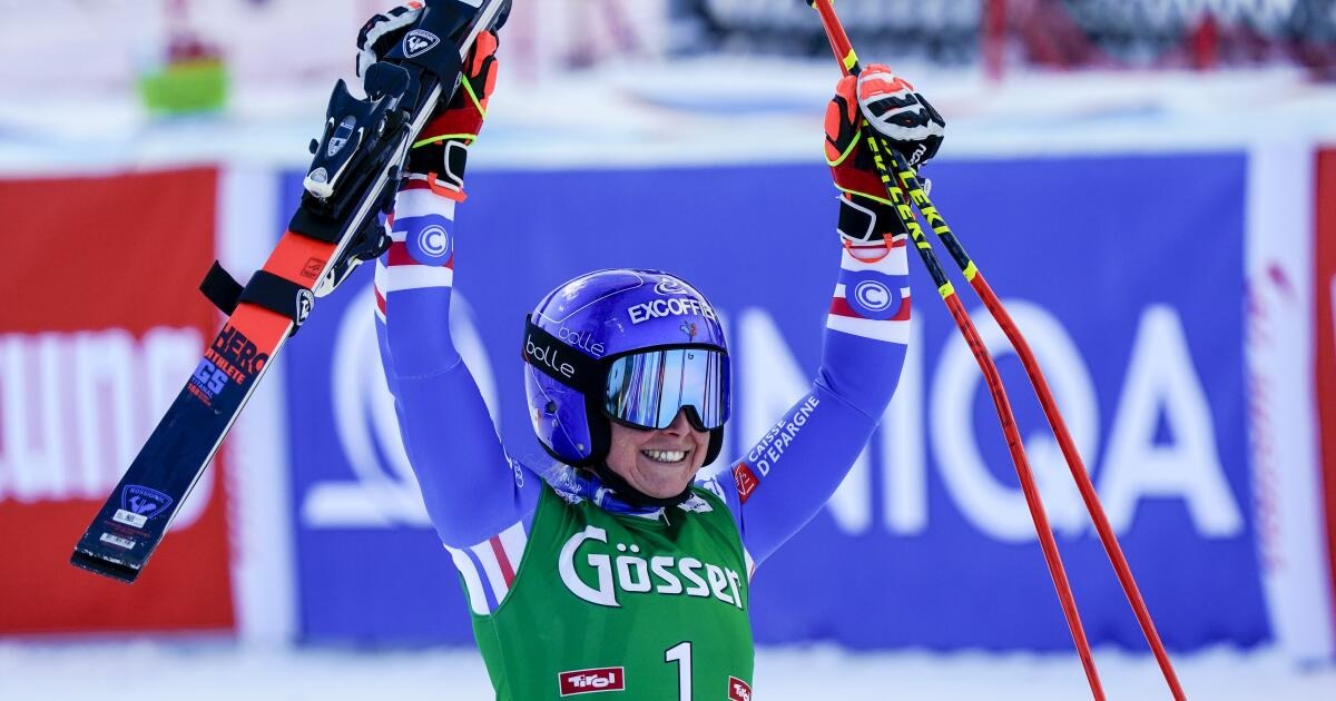 Tessa Worley a French Skier Leads the Gs in Shiffrin Absence